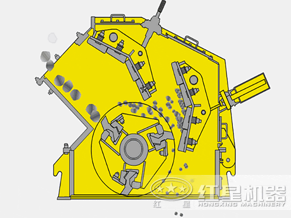 新型反擊式破碎機(jī)工作原理