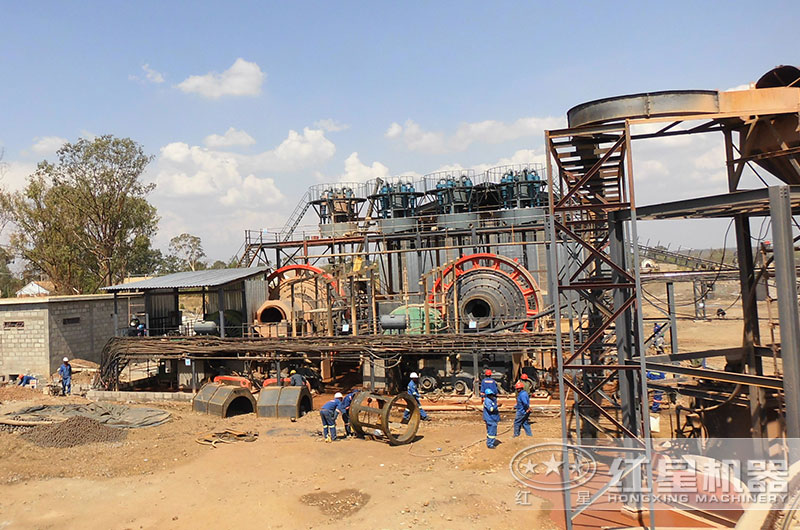 棒磨機(jī)工作現(xiàn)場實拍圖 棒磨機(jī)工作現(xiàn)場實拍圖