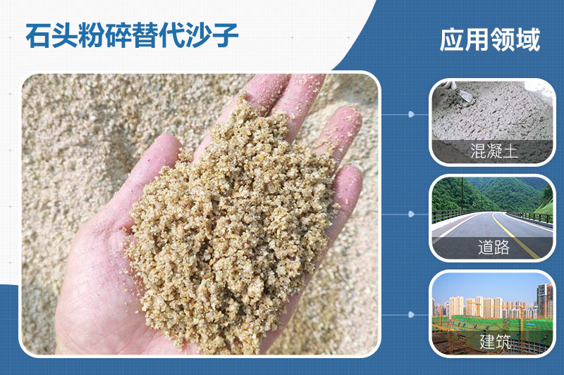 石頭粉碎替代沙子應(yīng)用領(lǐng)域 石頭粉碎替代沙子應(yīng)用領(lǐng)域