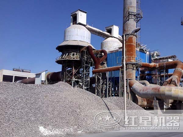 鋁釩土回轉(zhuǎn)窯生產(chǎn)現(xiàn)場(chǎng)