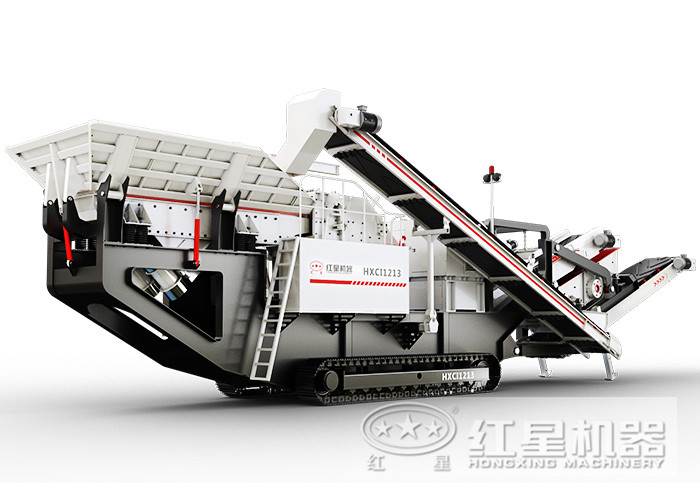 履帶式移動(dòng)破碎機(jī)——履帶液壓驅(qū)動(dòng)，一體化作業(yè)效率更高