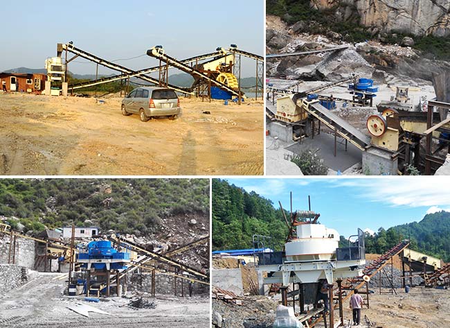 紅星多組打沙機作業(yè)現(xiàn)場合集