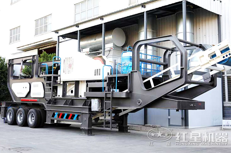 轉(zhuǎn)場(chǎng)方便的移動(dòng)制石子機(jī)