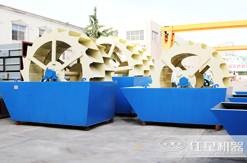 一天能洗3000噸的3020輪斗式洗砂機，以高產(chǎn)威震四方