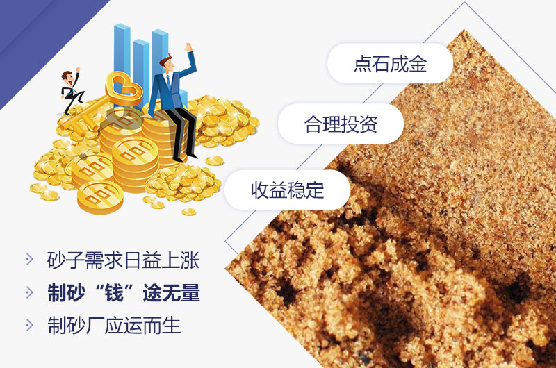 石頭制砂低投資，高收益
