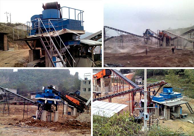 砂石料制砂機(jī)現(xiàn)場(chǎng)展示